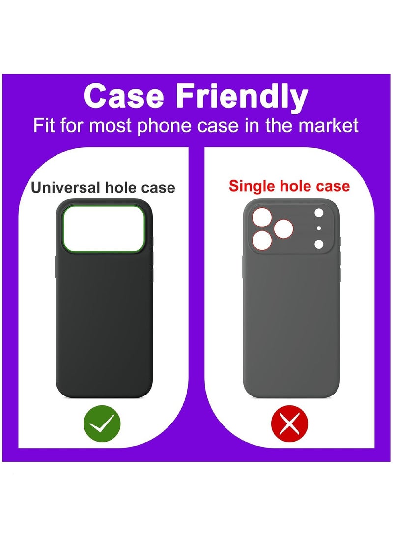 MOBM For iPhone 17 Pro max Camera Lens Protector Orange - Image 5